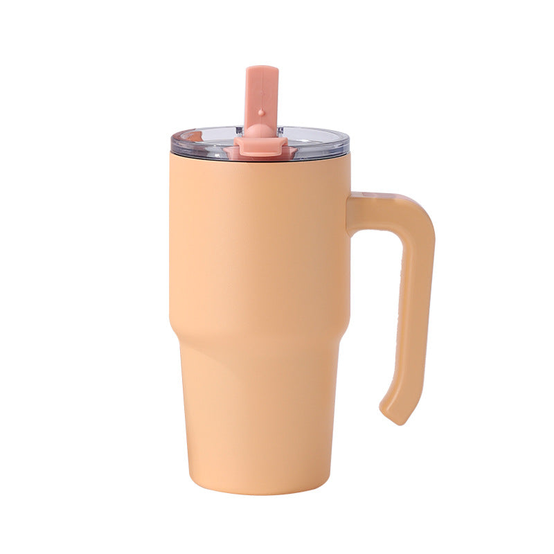 Wholesale Double-Layer 304 Stainless Steel Vacuum Insulated Car Cup Simple Modern Style Thermal Mug Cold Resistant Ice Dominating Cup